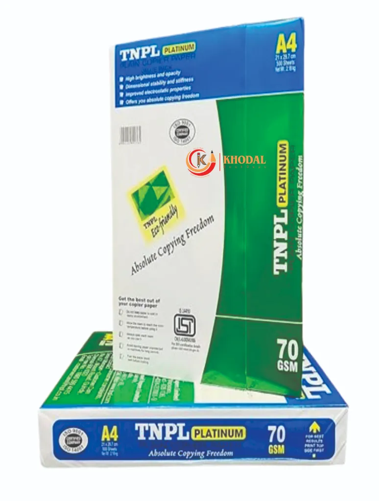 TNPL COPIER PAPER A4 SIZE 70 GSM
